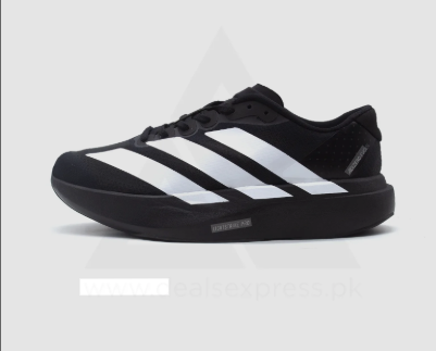 Adidas Adizero Evo SL running shoes in a black colorway