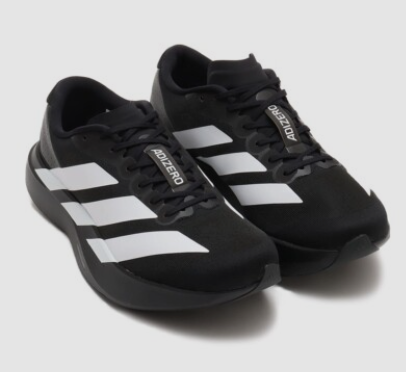 Adidas Adizero Evo SL running shoes in a black colorway
